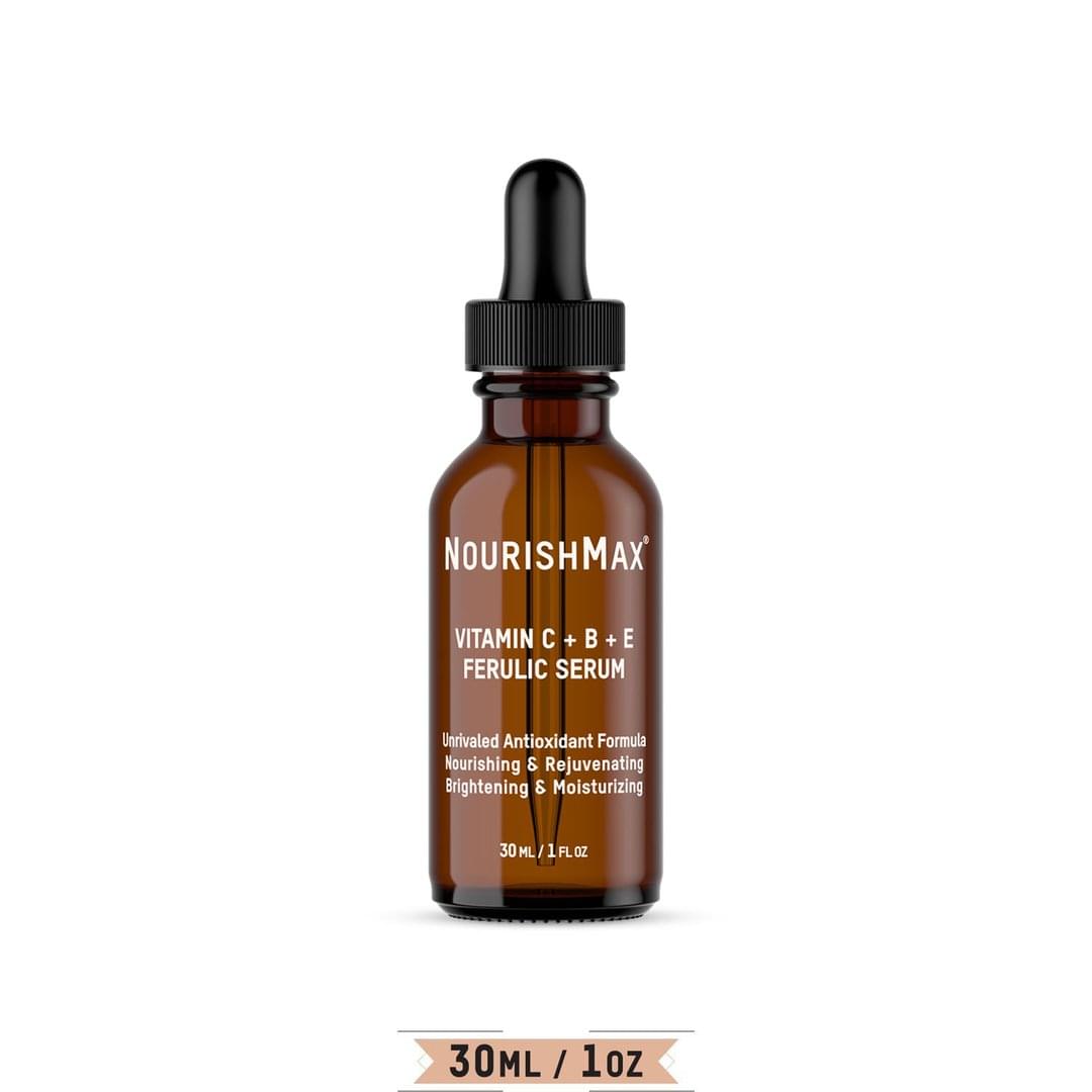 Review NourishMax VITAMIN C + B + E + FERULIC & RETINOL SERUM WIMJ
